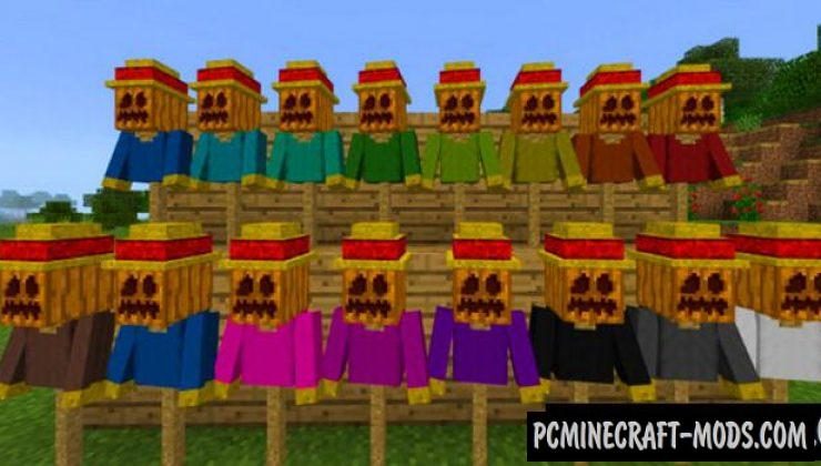 Scarecrow Addon For Minecraft PE 1.18.12, 1.17.40