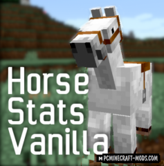 HorseStatsVanilla - Info HUD Mod For MC 1.20.1, 1.19.4, 1.18, 1.16.5