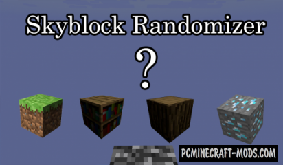 Skyblock Randomizer - Survival Map For Minecraft