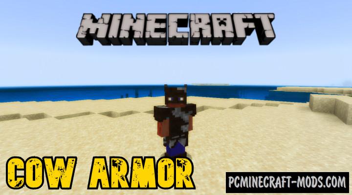 Cow Armor Addon For Minecraft Bedrock 1.18.12, 1.17.40