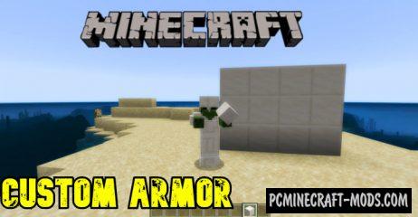 Custom Armor Addon For Minecraft PE 1.18.12, 1.17.40