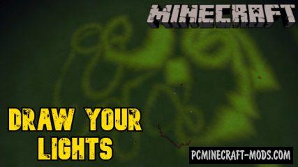 Draw Your Lights - Tweak Addon For Minecraft PE 1.18.12