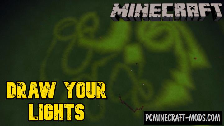 Draw Your Lights - Tweak Addon For Minecraft PE 1.18.12