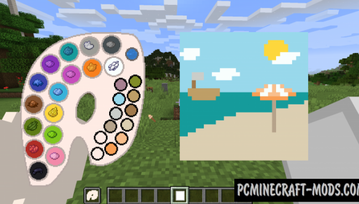 Joy of Painting - Decor Mod For Minecraft 1.19.4, 1.19.3, 1.16.5, 1.12.2
