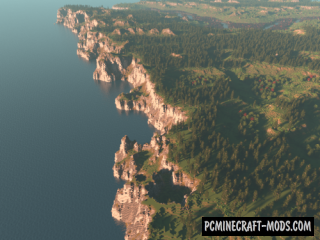 Northumbrian Coastline - Terrain Map For Minecraft