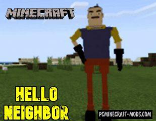Hello Neighbor Mod For Minecraft PE 1.18.12, 1.17 iOS, Android