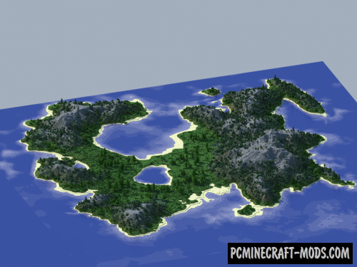 Ladyria's Island - Survival Island Map For MC