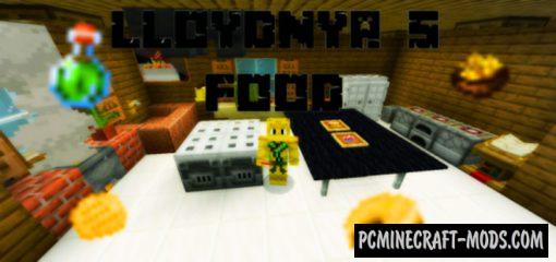 LloydNya's Food Addon For Minecraft PE 1.18.12 iOS/Android