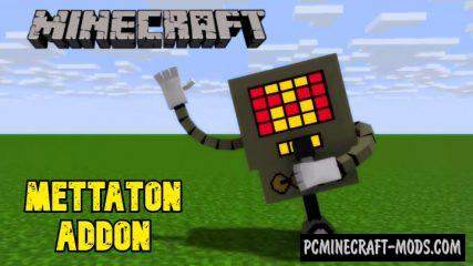 Mettaton Addon For Minecraft Bedrock 1.18.12, 1.17.40