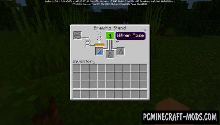 Missing Potion Recipes Addon For Minecraft PE 1.18.12, 1.17.40