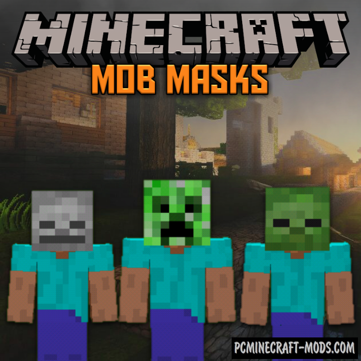 Mob Masks - Armor Addon For Minecraft Bedrock 1.18.12, 1.17