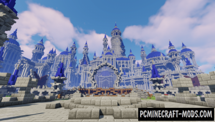Server Hub - Castle Map For Minecraft