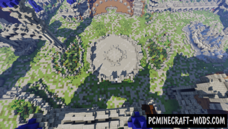 Server Hub - Castle Map For Minecraft