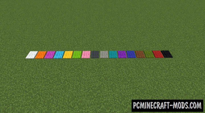 Wool Pressure Plates - Decor Mod For Minecraft 1.18.1, 1.17.1, 1.16.5, 1.14.4