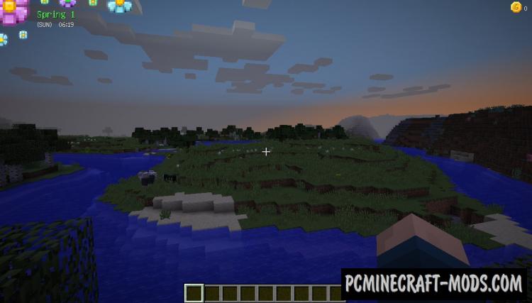 harvest moon mod for minecraft get the map