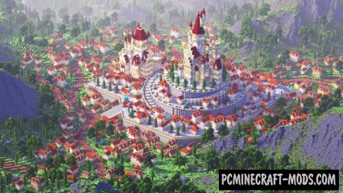 Beautiful Kingdom - Castle Map For Minecraft