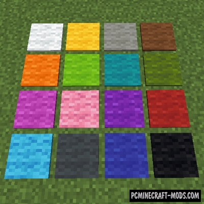 Wool Pressure Plates - Decor Mod For Minecraft 1.18.1, 1.17.1, 1.16.5, 1.14.4