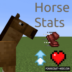 Horse Stats - HUD Mod For Minecraft 1.16.5, 1.16.4, 1.12.2