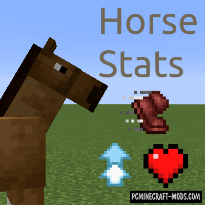 Horse Stats Hud Mod For Minecraft 1 16 3 1 15 2 1 14 4 Pc Java Mods