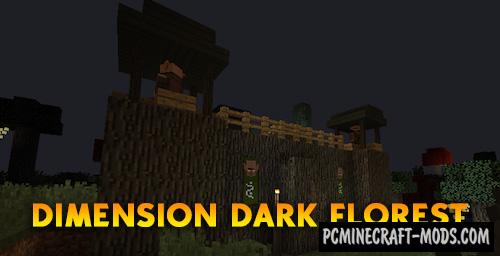 Dark Florest - Dimension Mod For Minecraft 1.12.2