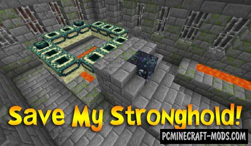 Citadel Minecraft 1.16.5. Мод save my Stronghold. Minecraft Stronghold 1.12.2. Save my Stronghold Mod Minecraft.