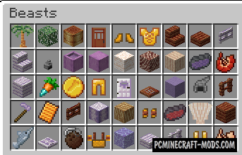 Beasts - New Creatures Mod For Minecraft 1.12.2