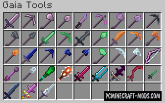 Too Many Weapons Mod  Gaia Edition Minecraft Mod