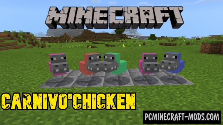 Carnivo'chicken Addon Minecraft 1.18.12, 1.17 iOS/Android