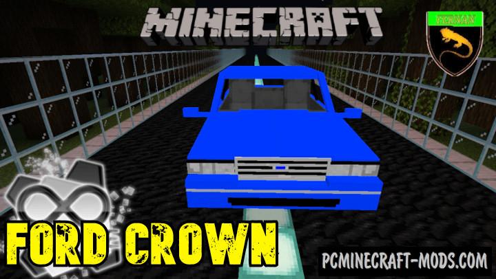 Ford Crown - Vehicle Addon For Minecraft PE 1.18.12, 1.17