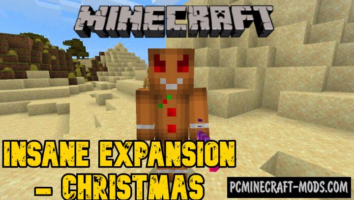 Insane Expansion - Christmas Packs MCPE 1.18.12, 1.17 Addon