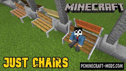 Just Chairs Addon For Minecraft Bedrock 1.18.12 iOS-Android