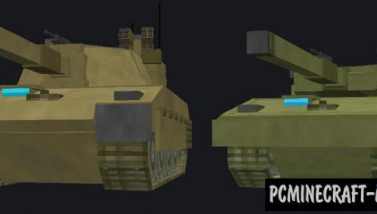 Modern Warfare: Battle Tanks Addon For MCPE 1.18.12, 1.17
