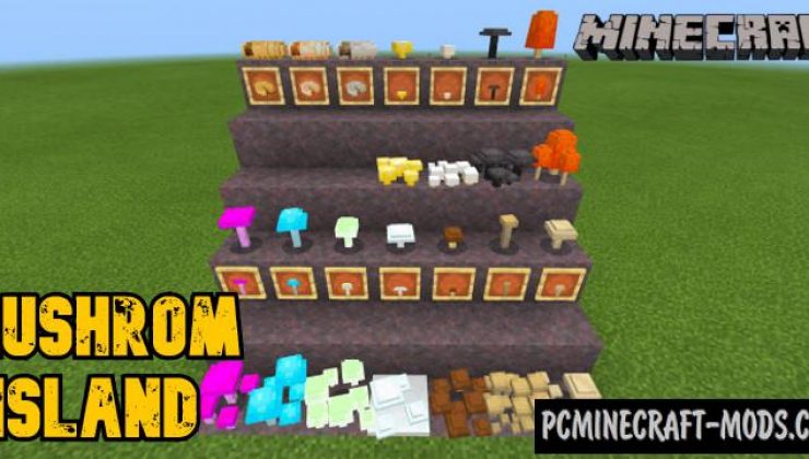 Project: Mushroom Island Addon Minecraft PE 1.18.12, 1.17