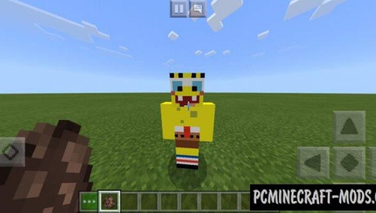 Spongebob Addon For Minecraft PE 1.18.12, 1.17