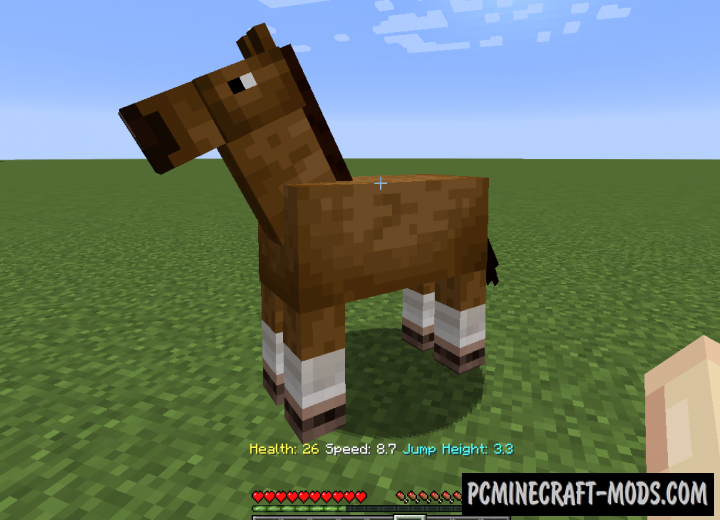 Horse Stats - HUD Mod For Minecraft 1.16.5, 1.16.4, 1.12.2