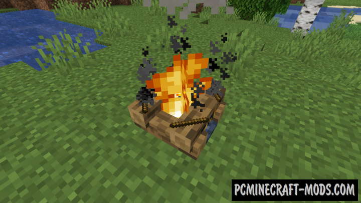 Campfire Torches - Tweak Mod For MC 1.19.3, 1.16.5, 1.14.4