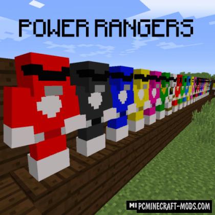 Power Rangers - Weapons, Armor Mod For MC 1.14.4