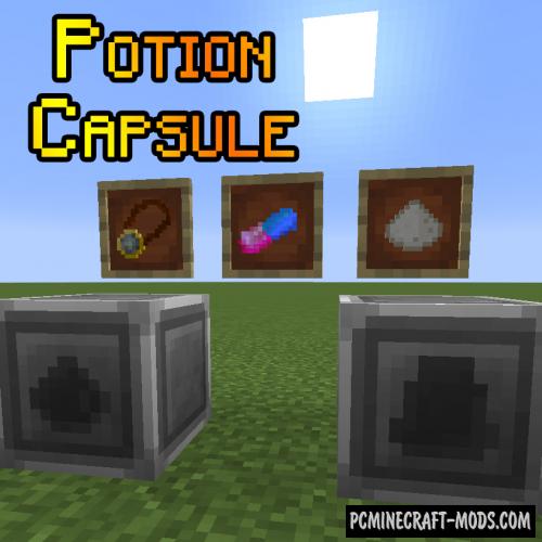 Potion Capsule - New Items Mod For Minecraft 1.14.4