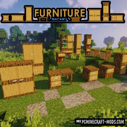 Macaw's - Furniture Mod For Minecraft 1.19.4, 1.18.2, 1.16.5, 1.12.2