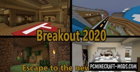 Breakout 2020 - Puzzle, Escape Map For Minecraft