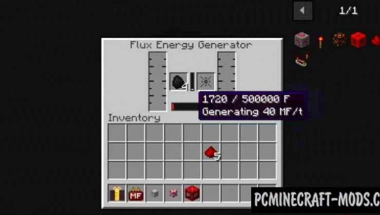 Flux MF Energy - Technology Mod For Minecraft 1.15.1
