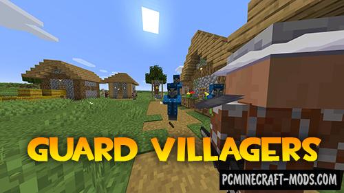 Guard Villagers - New Mobs Mod For Minecraft 1.19, 1.18.2