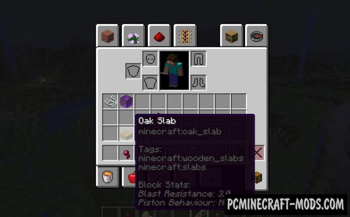 Tooltipped - HUD, Tweak Mod For Minecraft 1.15.1