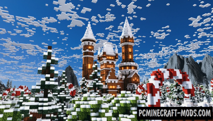 Gingerbread Village - City Map For Minecraft