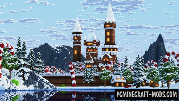 Gingerbread Village - City Map For Minecraft