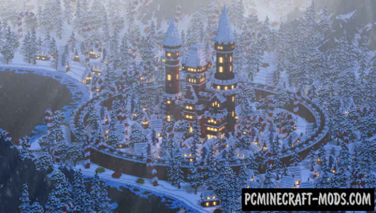 Gingerbread Village - City Map For Minecraft