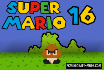 Super Mario 16 - Adventure Map For Minecraft