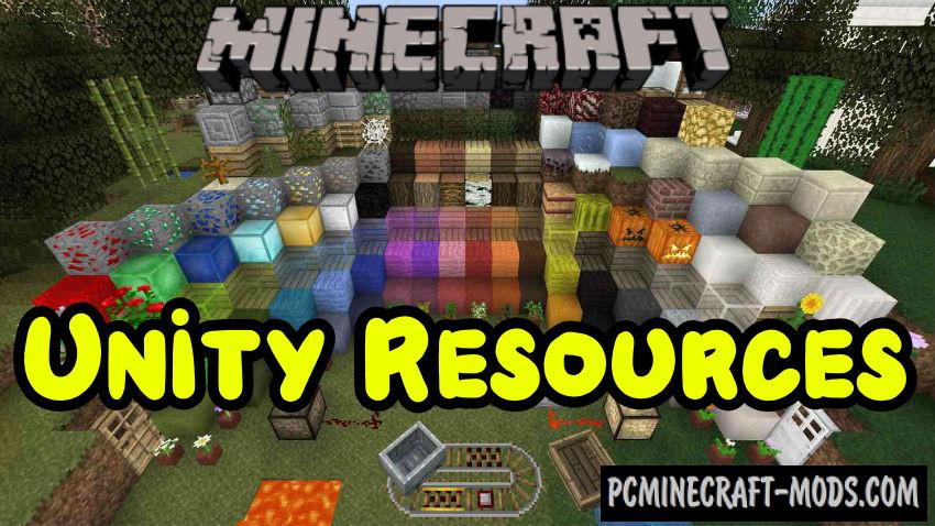 Unity Resource Pack For Minecraft 1.15.1, 1.14.4