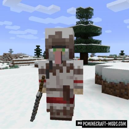 Wandering Trapper - New Mobs Mod For MC 1.19.2, 1.18.1, 1.16.5, 1.14.4