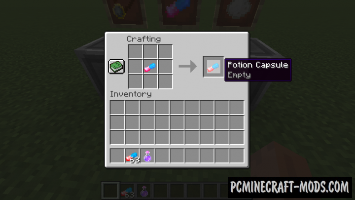 Potion Capsule - New Items Mod For Minecraft 1.14.4